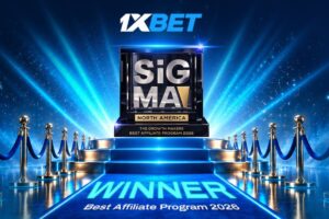 1xBet - SiGMA North America Awards 2026. Winner.