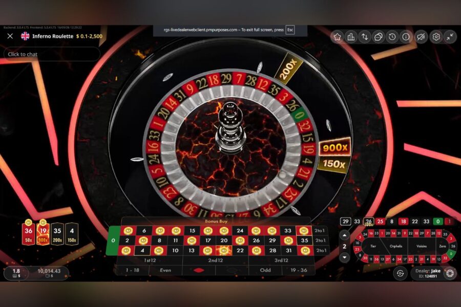 CreedRoomz launches Inferno Roulette with Vindral tech