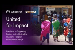 Evenbeter - 1spin4win: United for impact. Evenbeter - supporting partner for the Gertrude's Children's Hospital Foundation in Kenya.