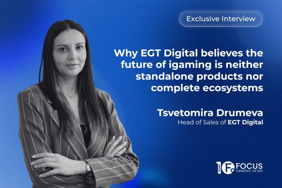 Tsvetomira Drumeva, Head of Sales of EGT Digital.