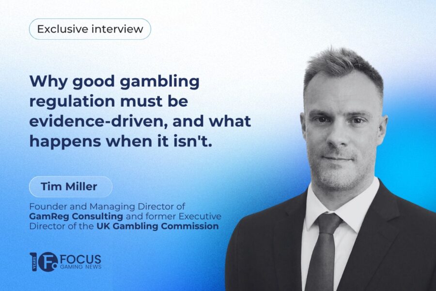 Tim Miller, Founder and Managing Director of GamReg Consulting and former Executive Director of the UK Gambling Commission.
