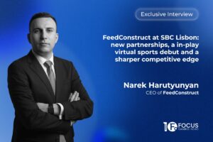 FeedConstruct at SBC Lisbon: new partnerships, a in-play virtual sports debut and a sharper competitive edge. Narek Harutyunyan, CEO of FeedConstruct