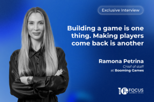 Ramona Petrina, chief of staff at Booming Games.