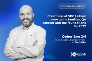 Opher Ben Zvi, Team Leader Sales Operations at Greentube Greentube at SBC Lisbon: new game families, Q4 content and the foundations for 2027.