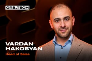 Vardan Hakobyan, Head of Sales at GR8_TECH.