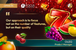1spin4win: “We focus on the quality of features, not their number”
