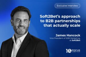 Exclusive interview - Soft2Bet's approach to B2B partnerships that actually scale. James Hancock, Vice President of B2B Marketing at Soft2Bet.