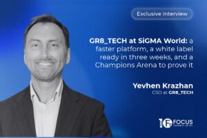 GR8_TECH at SiGMA World: a faster platform, a white label ready in three weeks, and a Champions Arena to prove it Yevhen Krazhan, CSO at GR8_TECH.