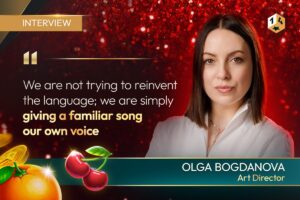 Interview - We are not trying to reinvent the language; we are simply giving a familiar song our own voice. Olga Bogdanova, art director at 1spin4win.